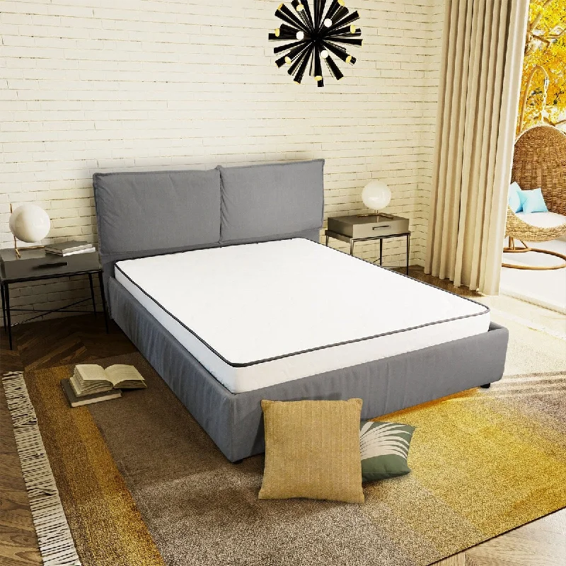 King - size mattresses for spacious master bedrooms6 in. Tight Top Pocket Spring Mattress in a Box, Soft Foam Mattress