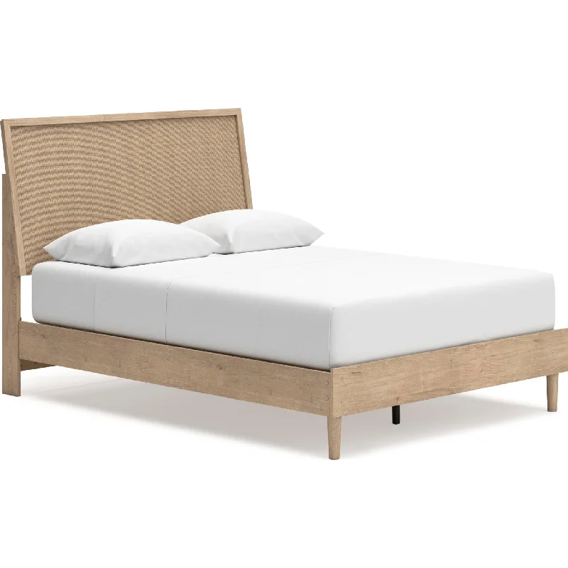 Hybrid mattresses combining foam and innerspring technologyCielden Queen Platform Bed - Two-tone