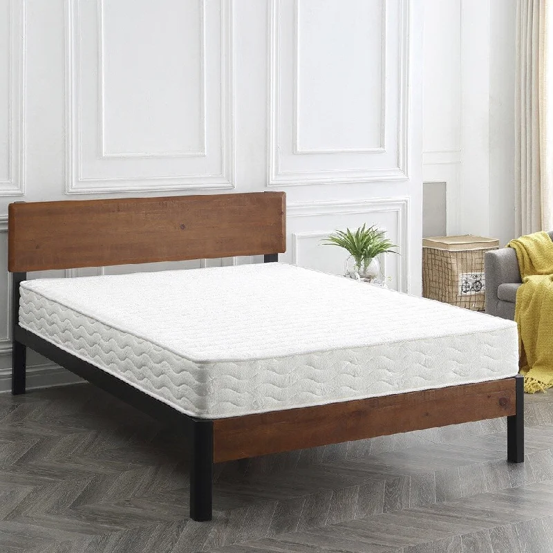 Natural latex and organic cotton blend mattressesClassic Brands Karolina 8-inch Plush Innerspring Mattress