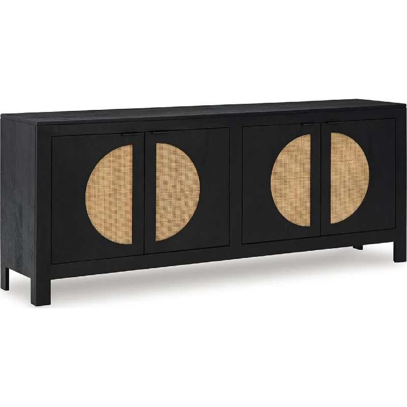 Innerspring mattresses with coil counts for supportCliffiings Accent Cabinet - Black/Natural