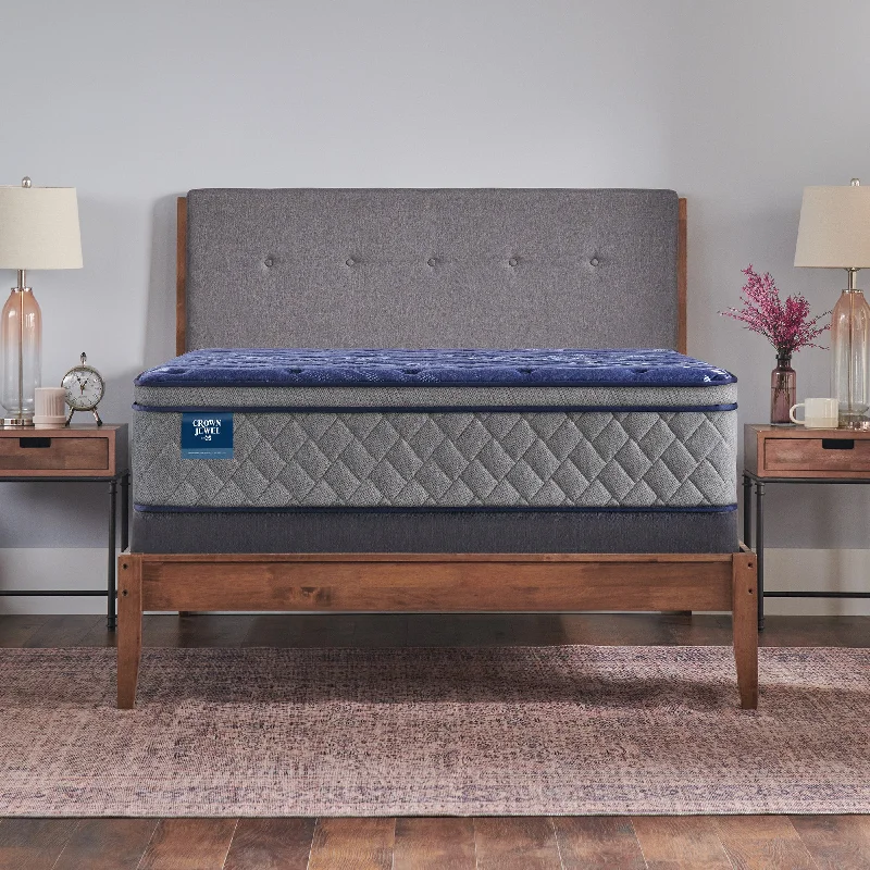 Innerspring mattresses with coil counts for supportEighth & Park Soft Euro Pillow Top 15" Mattress