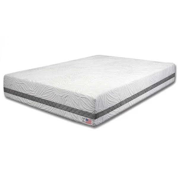 Gel - infused memory foam mattresses for cooler sleepFurniture of America Nivo 11-inch Eastern King Gel Memory Foam Mattress