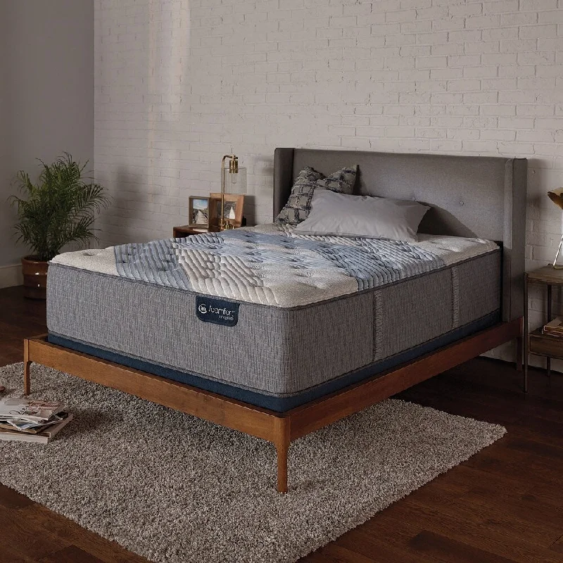 Latex mattresses with natural bounce and breathabilityiComfort Blue Fusion 3000 15-inch Firm Hybrid Mattress Set