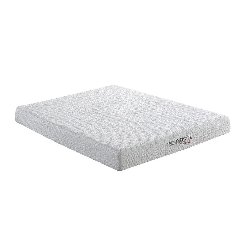 Hybrid mattresses combining foam and innerspring technologyMallory White 8-inch Rectangular Memory Foam Mattress