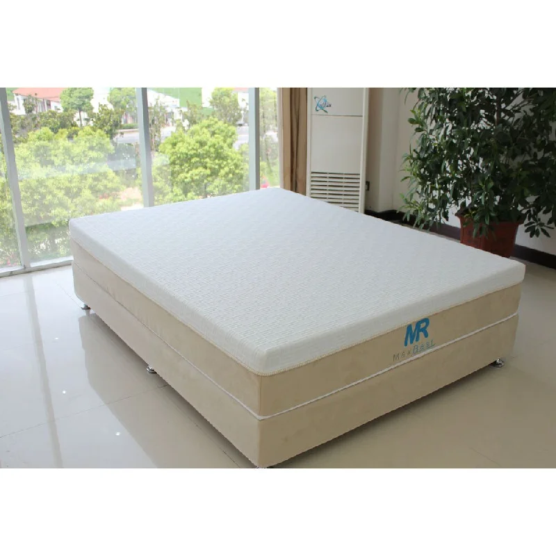 Hybrid mattresses combining foam and innerspring technologyMaxRest Eco-Friendly 10-inch King-size Gel Memory Foam Mattress - White