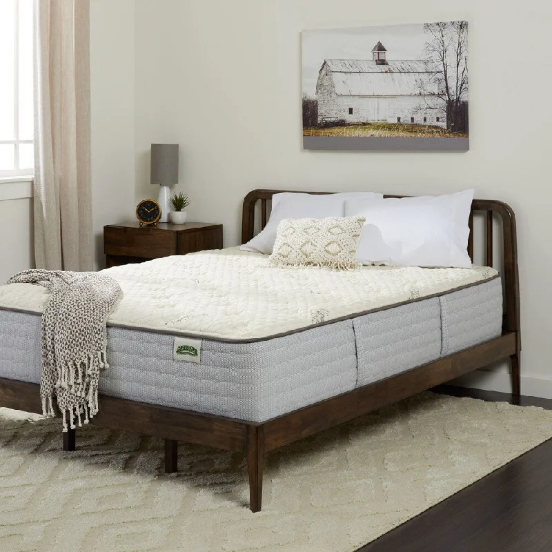 Innerspring mattresses with coil counts for supportNatura Currant 13-inch Plush Latex Mattress