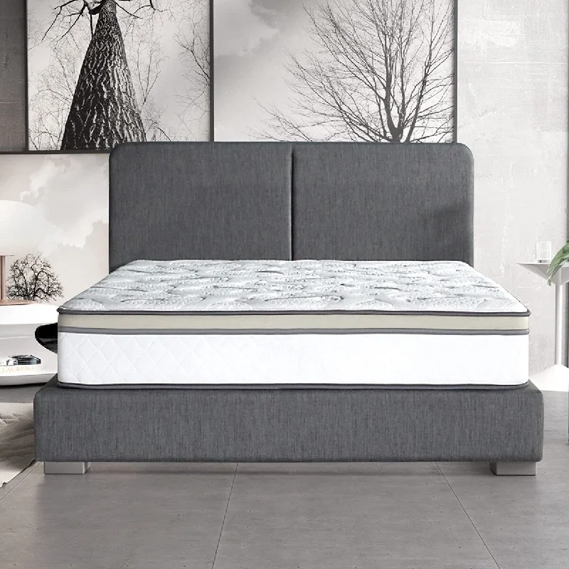 Latex mattresses with natural bounce and breathabilityQueen Size- 10" Majestic Medium Pillow-Top Cool Gel Memory Edge Support Pocket Spring Hybrid Mattress