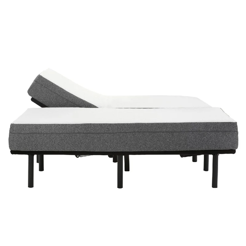 King - size mattresses for spacious master bedroomsRichmond 10-inch Gel Memory Foam Mattress and Model H Adjustable Base