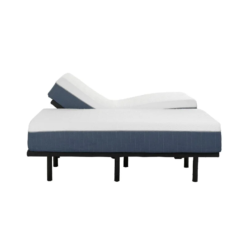 Latex mattresses with natural bounce and breathabilitySavannah 12-inch Gel Memory Foam Mattress and Model G Adjustable Base