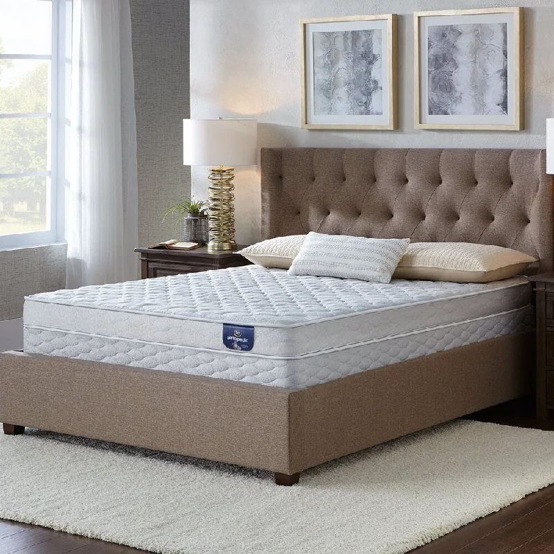 Gel - infused memory foam mattresses for cooler sleepSerta Bluefield Firm Full-size Foam Mattress Set