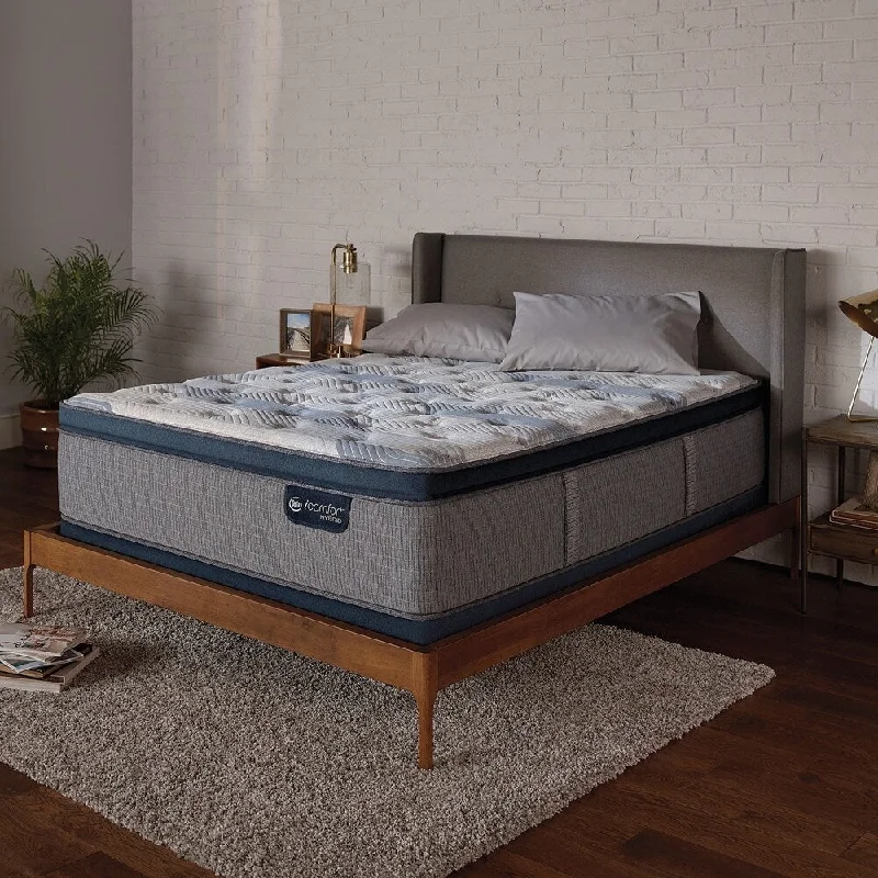 Organic cotton mattresses for a chemical - free sleep surfaceSerta iComfort Blue Fusion 300 14-inch Plush Hybrid Mattress Set