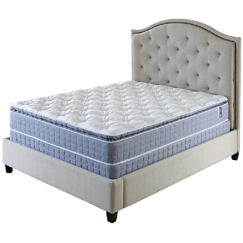 Natural latex and organic cotton blend mattressesSerta Revival Pillow Top Split Queen-size Mattress and Foundation Set