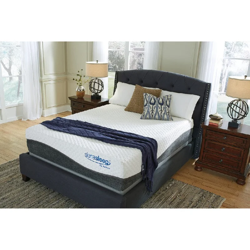 Memory foam mattresses for pressure relief and contouringSierra Sleep by Ashley Mygel Hybrid Full-size Mattress