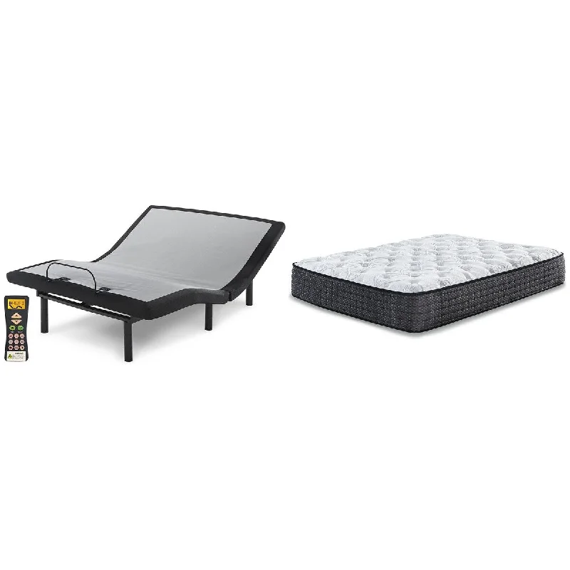 Hybrid mattresses combining foam and innerspring technologySignature Design by Ashley Limited Edition Plush Black/White 2-Piece Mattress Package